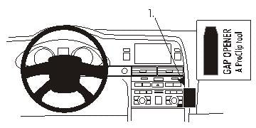 ProClip Audi S6 2004-2010 Ugaono kačenje