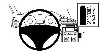 ProClip Peugeot 5008 2010-2017 Ugaono kačenje